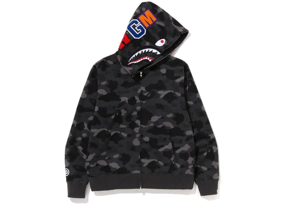 BAPE Color Camo Shark Full Zip Hoodie Black – BAPE – THE LAB CONCEPT CLUB Bienne