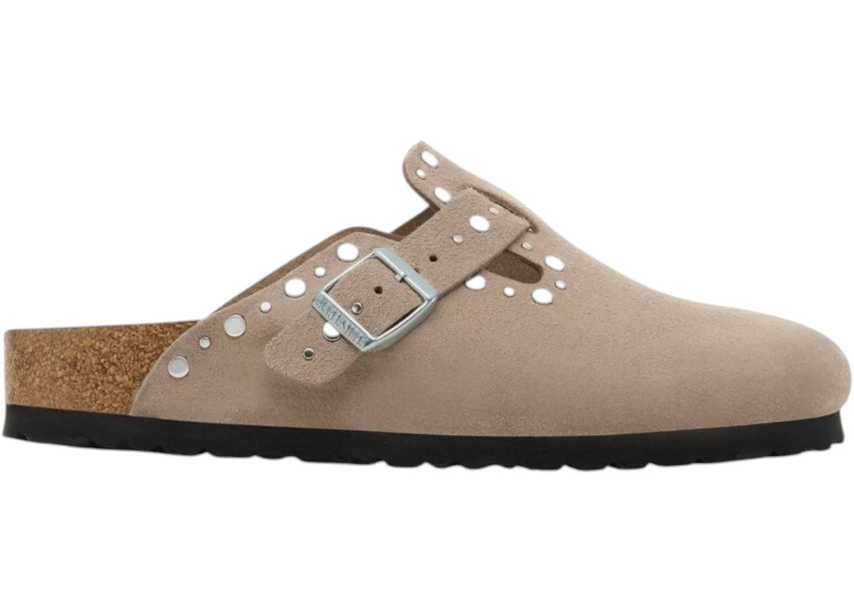 Birkenstock Boston Rivets Suede Leather Taupe – Birkenstock – THE LAB CONCEPT CLUB Bienne