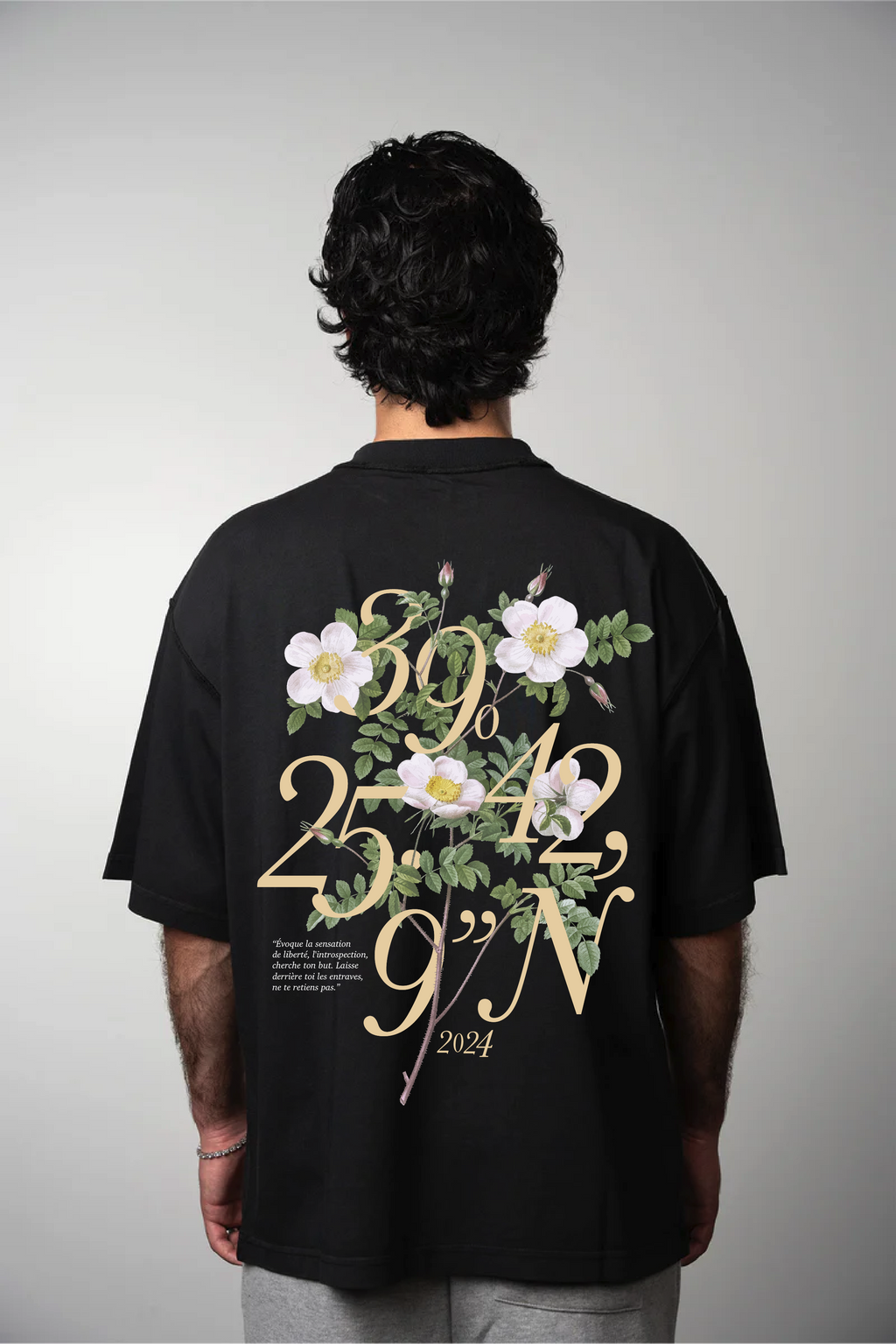 T-SHIRT UNISEXE OVERSIZED BOUQUET COLLECTION