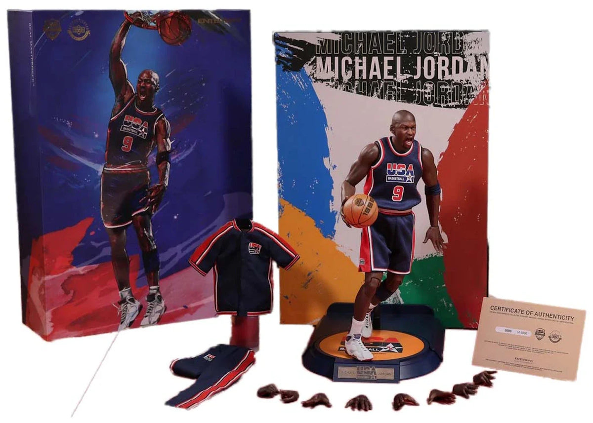 Enterbay 1/6 Real Masterpiece Collection: Michael Jordan Barcelona '92 Limited Edition Action Figure – Enterbay – THE LAB…