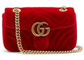 Gucci GG Marmont Shoulder Bag Matelasse Velvet Small Hibiscus Red – Gucci – THE LAB CONCEPT CLUB Bienne