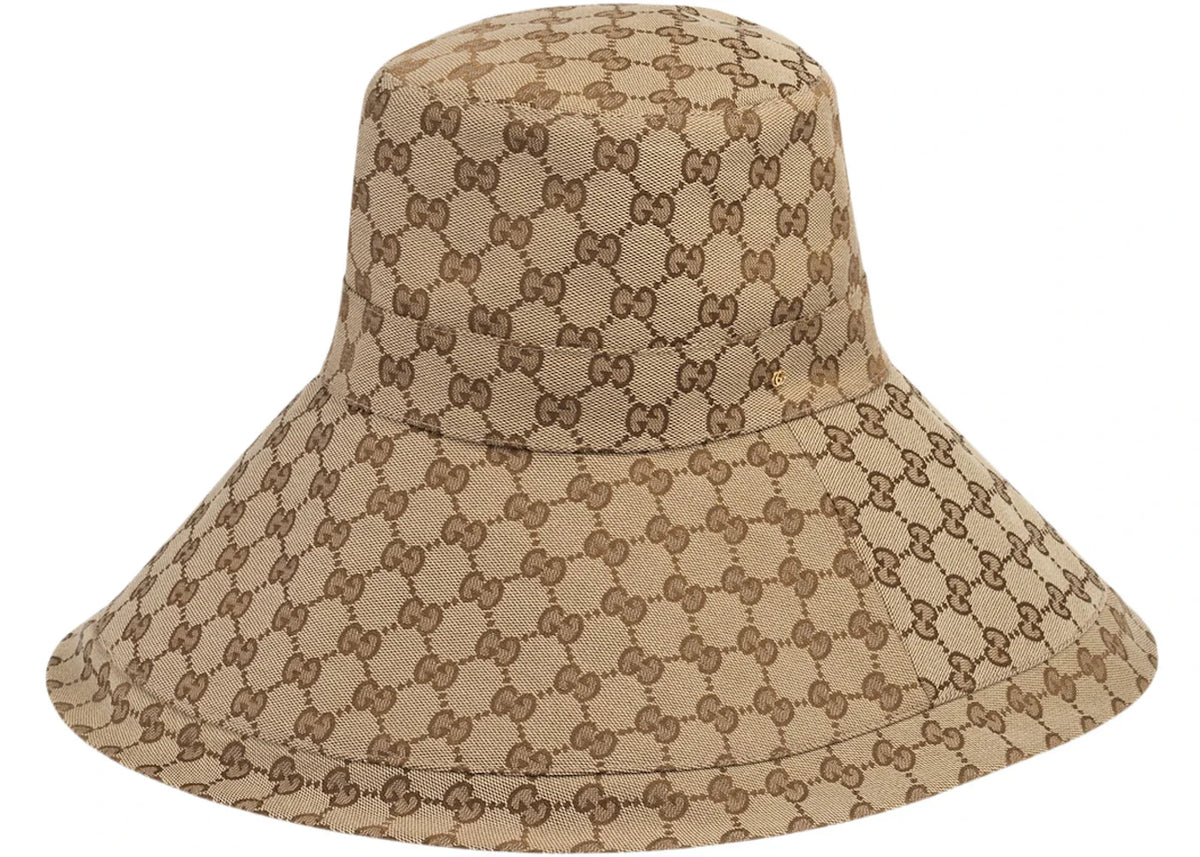 Gucci GG Canvas Wide Brim Hat Beige/Ebony – Gucci – THE LAB CONCEPT CLUB Bienne