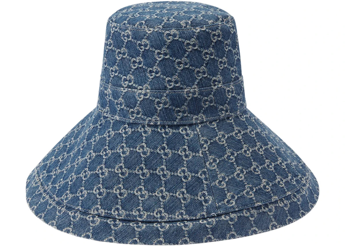 Gucci GG Canvas Wide Brim Hat Blue/Ivory – Gucci – THE LAB CONCEPT CLUB Bienne
