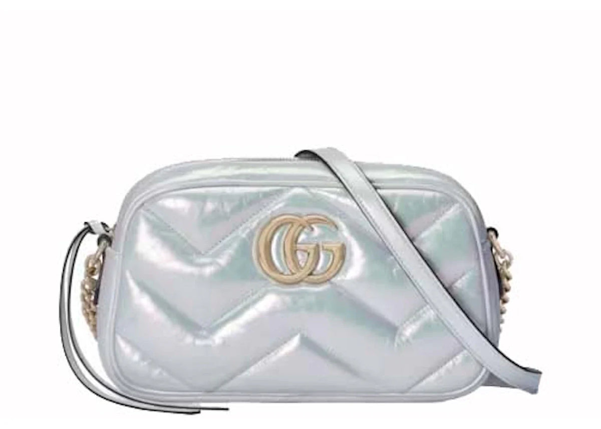 Gucci GG Marmont Small Camera Shoulder Bag Green Iridescent – Gucci – THE LAB CONCEPT CLUB Bienne