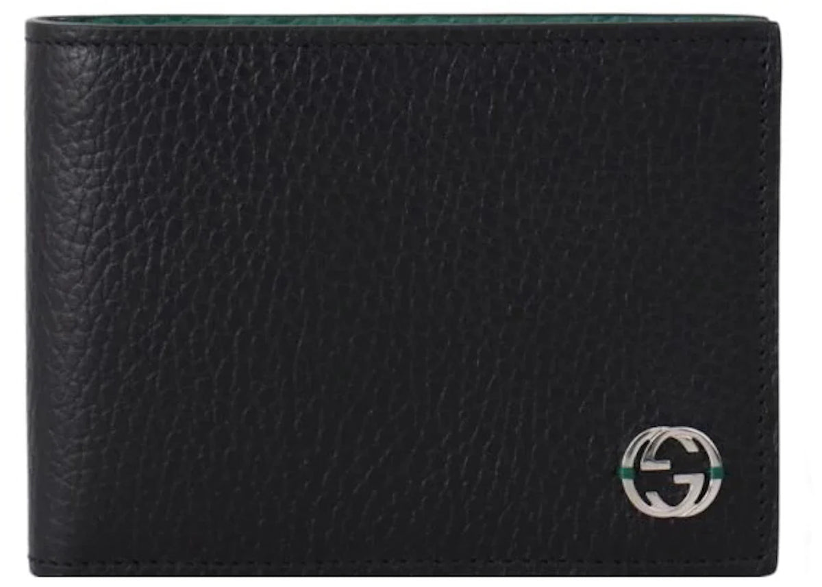 Gucci Interlocked GG Bifold Wallet 6 Card Slot Black/Green – Gucci – THE LAB CONCEPT CLUB Bienne