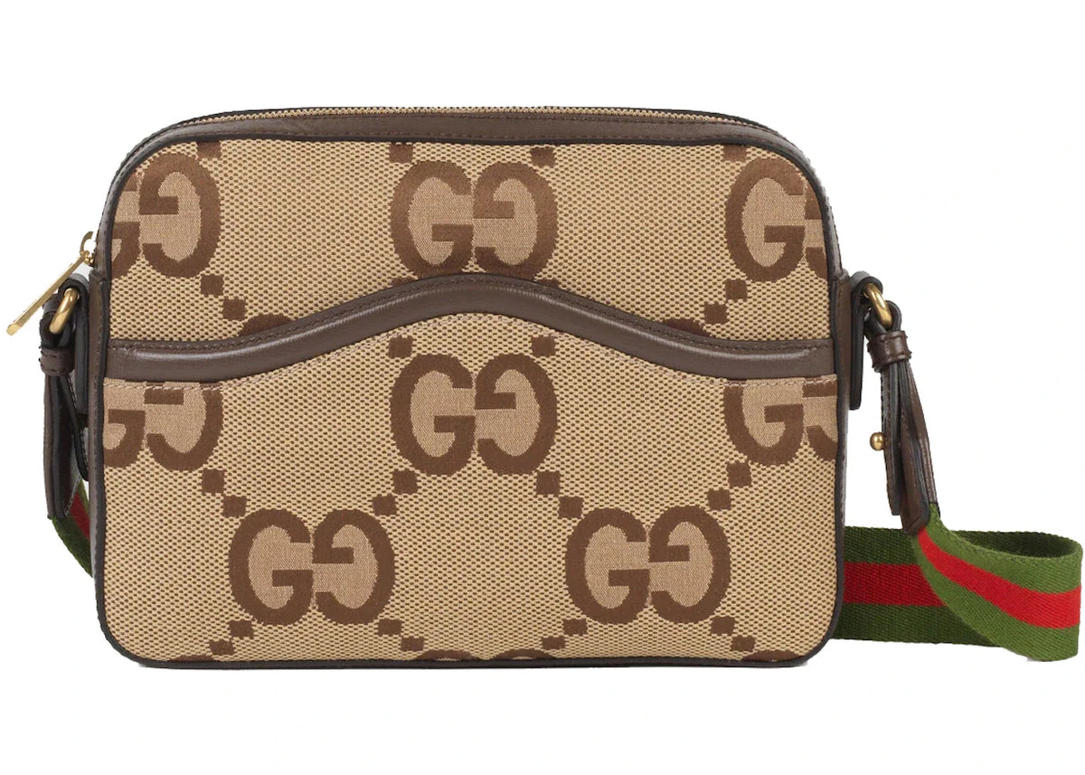 Gucci Messenger Bag with Jumbo GG Camel/Ebony – Gucci – THE LAB CONCEPT CLUB Bienne