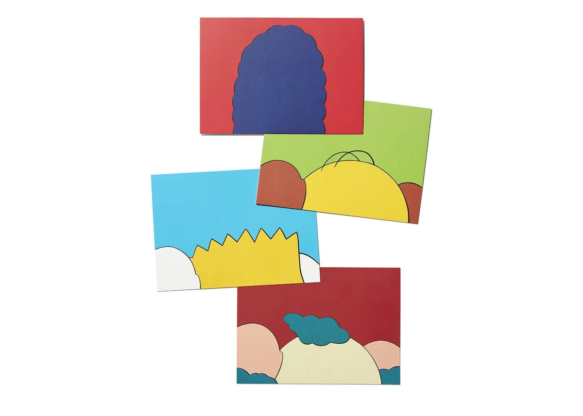 KAWS Brooklyn Museum KIMPSONS Postcard Set of 4 – KAWS – THE LAB CONCEPT CLUB Bienne