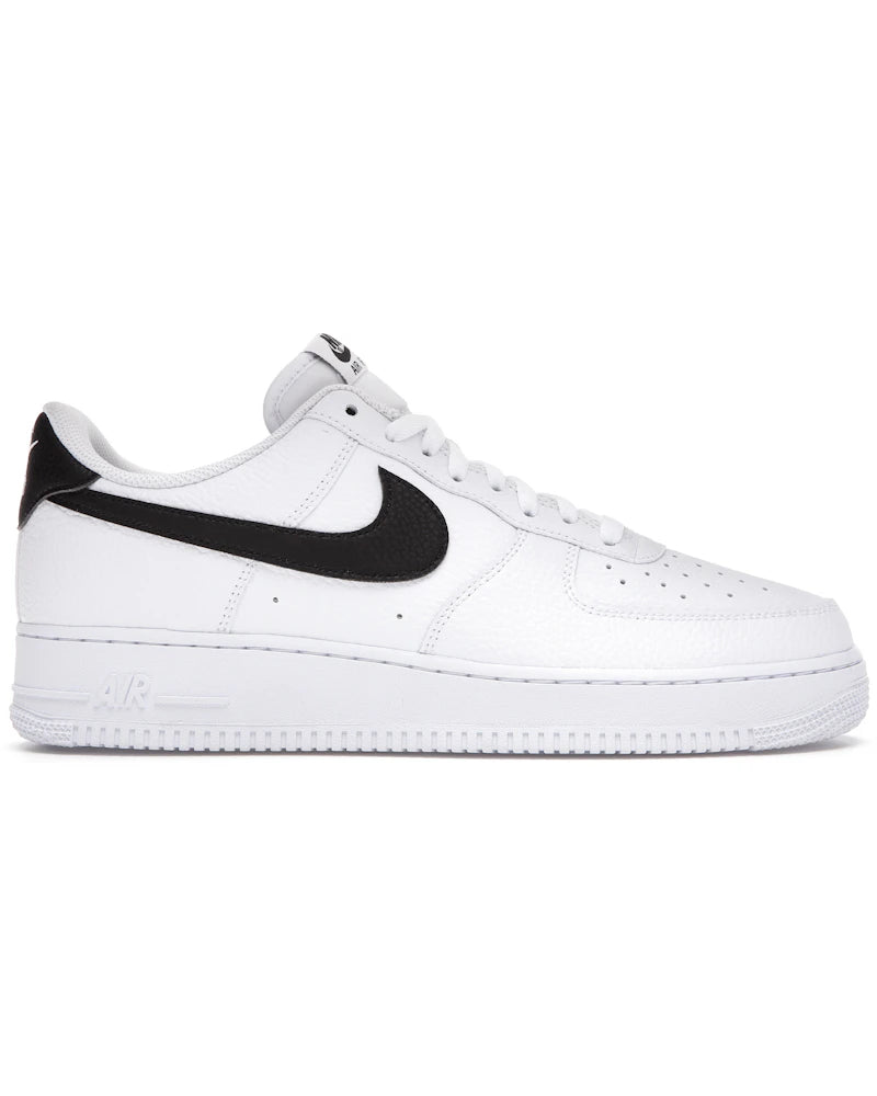 Nike Air Force 1 Low '07 White Black Pebbled Leather - visuel officiel StockX