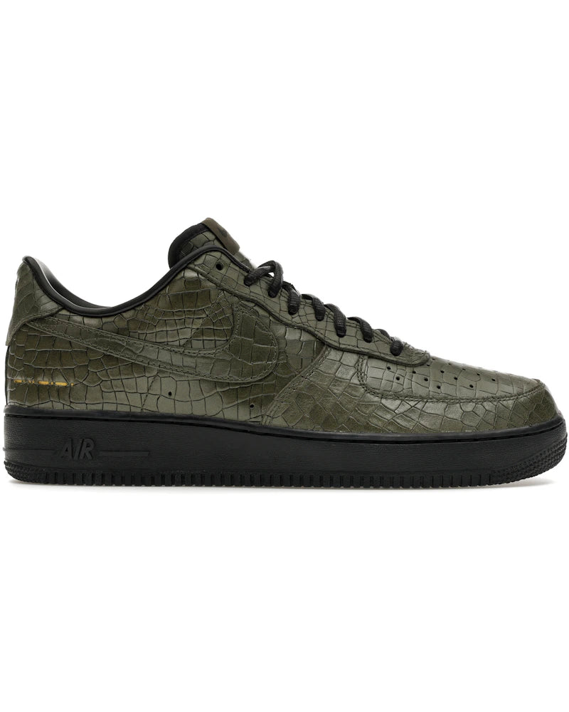 Nike Air Force 1 Low Morse Code Cargo Khaki Croc - visuel officiel StockX