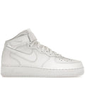 Nike Air Force 1 Mid Triple White (Women's) - visuel officiel StockX