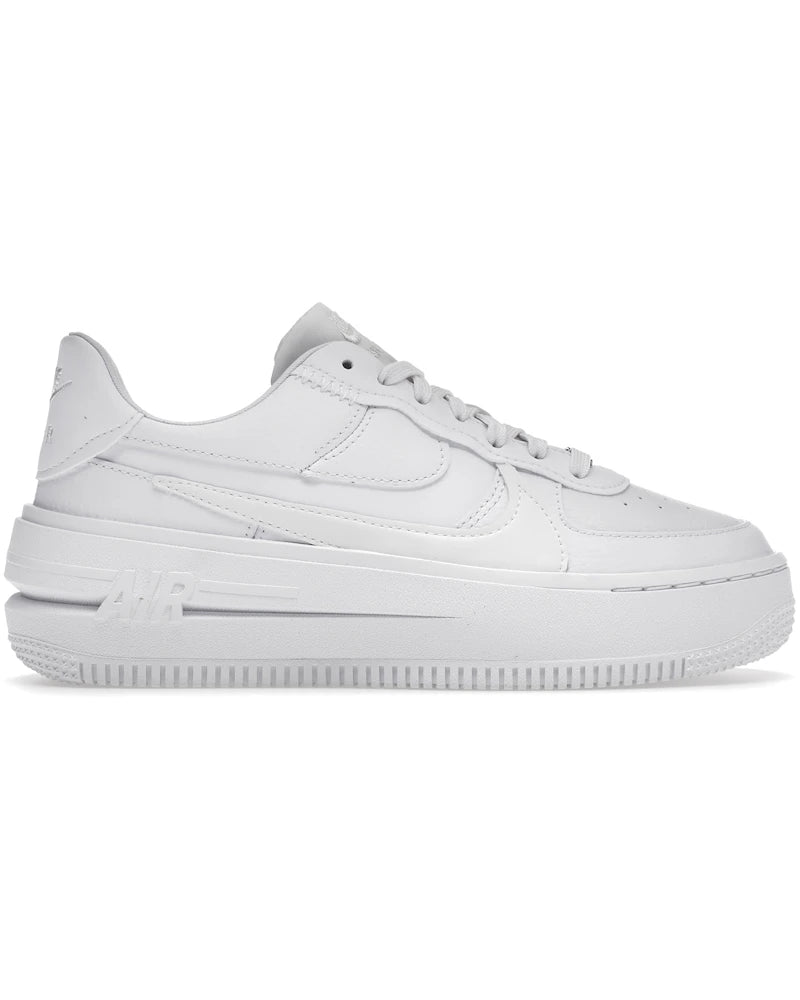 Nike Air Force 1 PLT.AF.ORM Triple White (Women's) - visuel officiel StockX