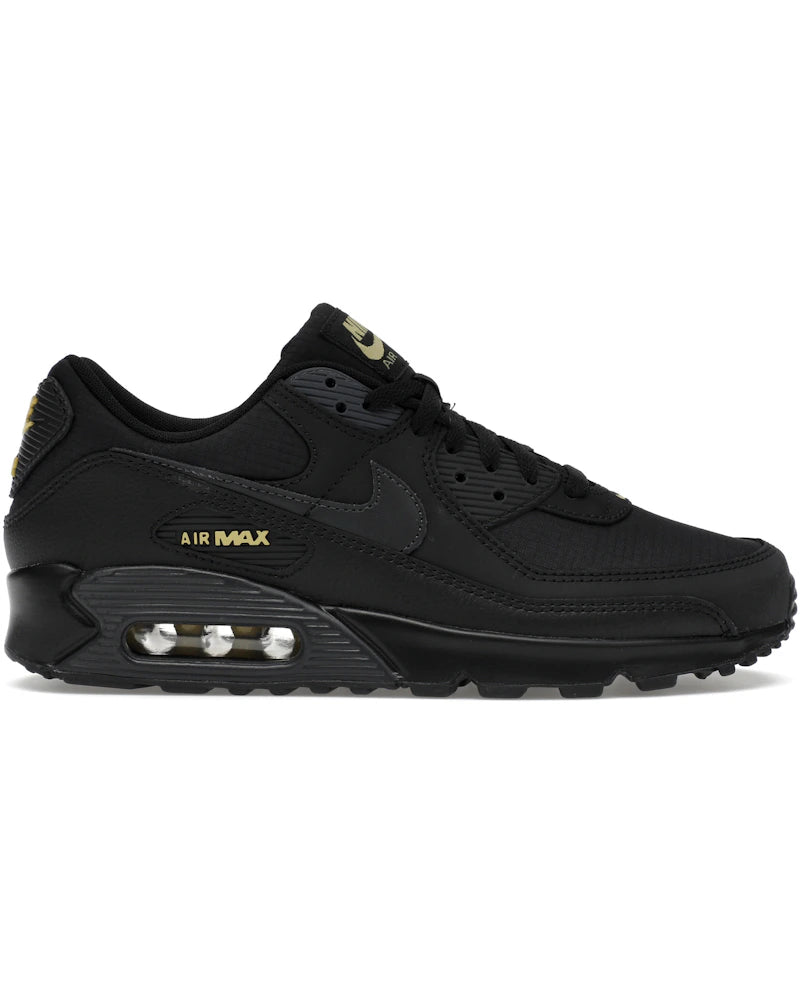 Nike Air Max 90 Black Buff Gold - visuel officiel StockX