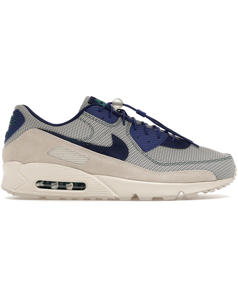Nike Air Max 90 Coconut Milk Deep Royal Blue - visuel officiel StockX