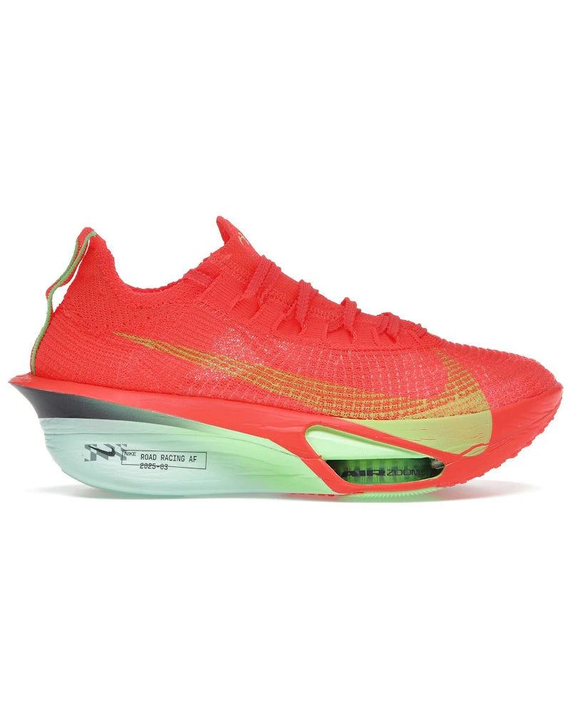 Nike Air Zoom Alphafly Next% 3 Bright Crimson Lime Blast Mint Foam Cave Purple - visuel officiel StockX