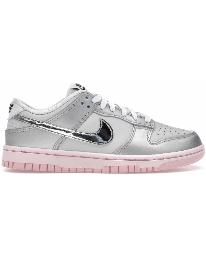 Nike Dunk Low LX Metallic Silver Pink Foam (Women's) - visuel officiel StockX