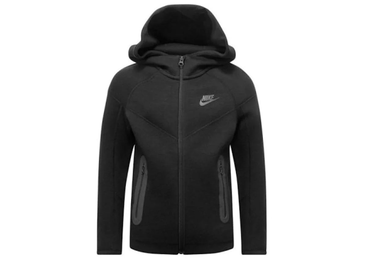 Nike Sportswear Kids' Tech Fleece Full-Zip Hoodie Black/Black – Nike – THE LAB CONCEPT CLUB Bienne