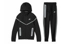 Nike Sportswear Tech Fleece Full Zip Hoodie & Joggers Reflective Details Set Black/Bemis Silver – Nike – THE LAB CONCEPT…