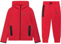 Nike Sportswear Tech Fleece Full-Zip Hoodie & Joggers Set Light University Red Heather/Black/Black – Nike – THE LAB CONCEPT…