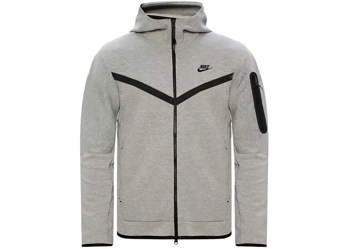 Nike Sportswear Tech Fleece Windrunner Full Zip Hoodie (FW24) Dark Grey Heather/Black – Nike – THE LAB CONCEPT CLUB Bienne