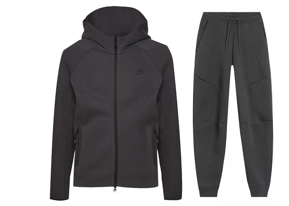 Nike Sportswear Tech Fleece Windrunner Full Zip Hoodie & Joggers Set Anthracite/Black – Nike – THE LAB CONCEPT CLUB Bienne