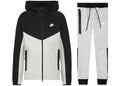 Nike Sportswear Tech Fleece Windrunner Full Zip Hoodie & Joggers Set Dark Grey Heather/Black/White – Nike – THE LAB CONCEPT…