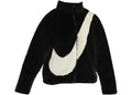 Nike Womens Oversized Swoosh Logo Jacket Black/Fossil – Nike – THE LAB CONCEPT CLUB Bienne