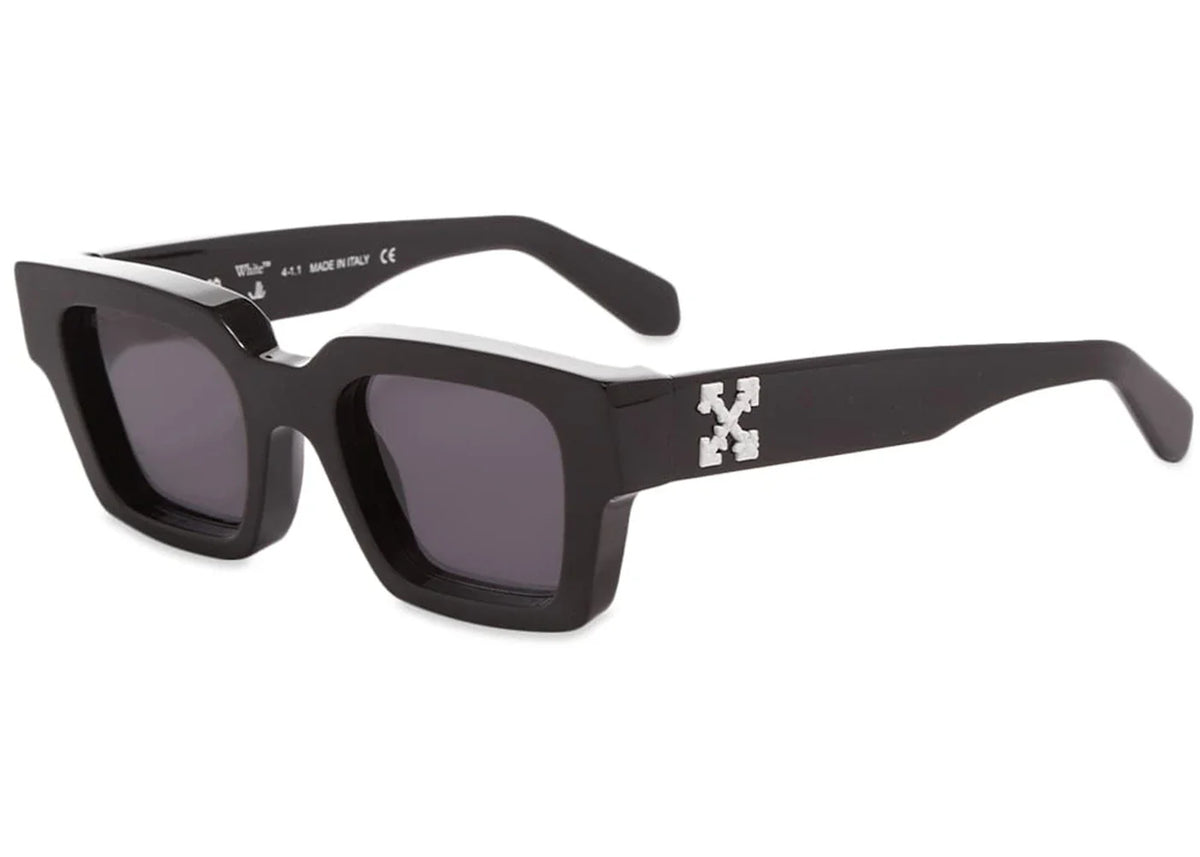 OFF-WHITE Virgil Square Frame Sunglasses Black White Grey (FW21) (OERI008Y21PLA0011007 / OERI008C99PLA0011007 /…