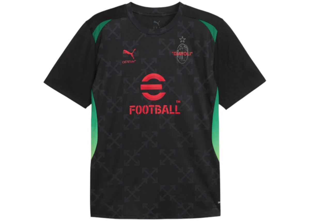OFF-WHITE x Puma AC Milan Pre-Match S/S Jersey Black/Red – OFF-WHITE – THE LAB CONCEPT CLUB Bienne