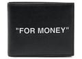 Off-White Quote "FOR MONEY" Bifold Wallet Black/White – OFF-WHITE – THE LAB CONCEPT CLUB Bienne