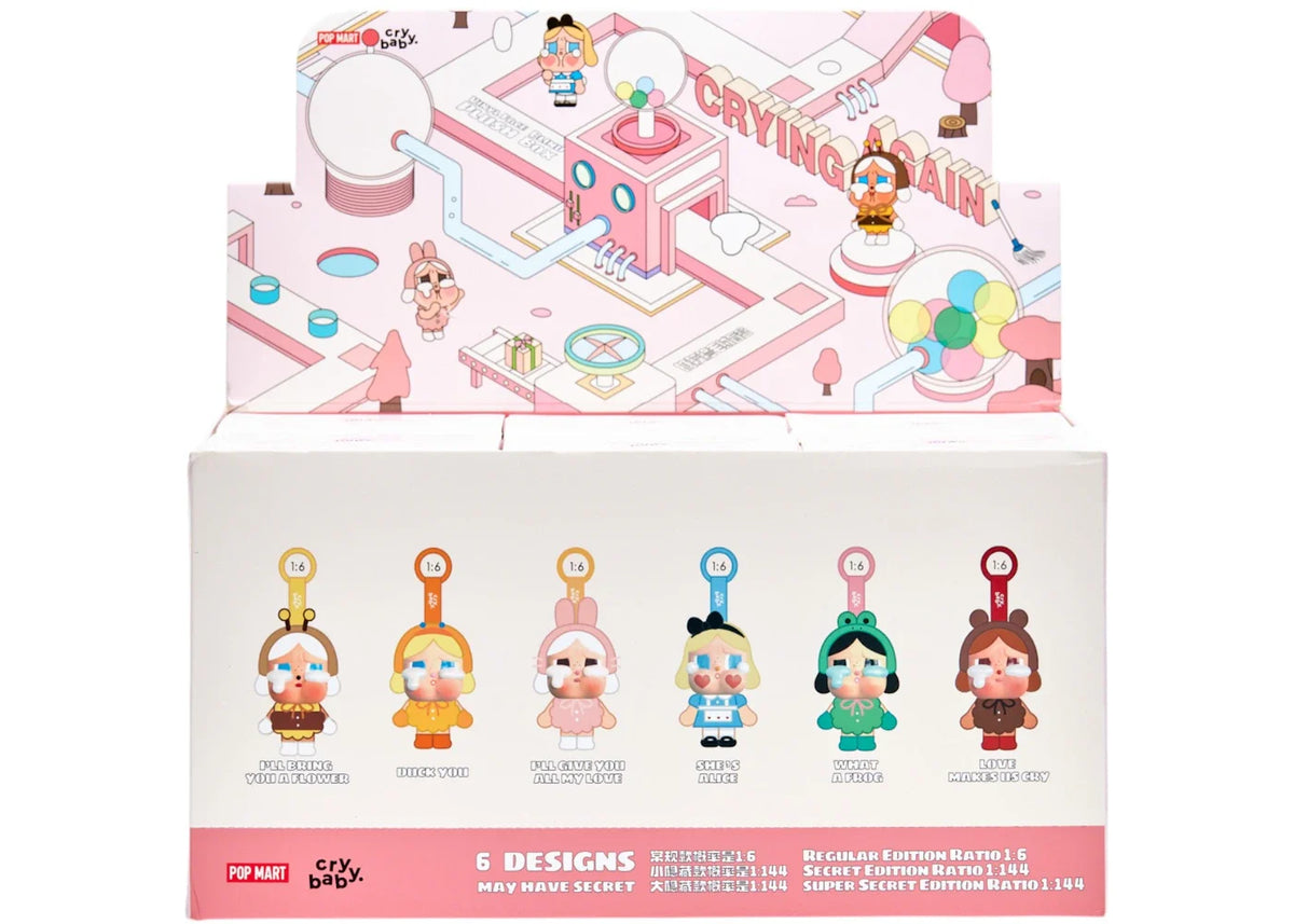Pop Mart CryBaby Crying Again Series Vinyl Face Plush Sealed Case (6 Blind Box) – Pop Mart – THE LAB CONCEPT CLUB Bienne