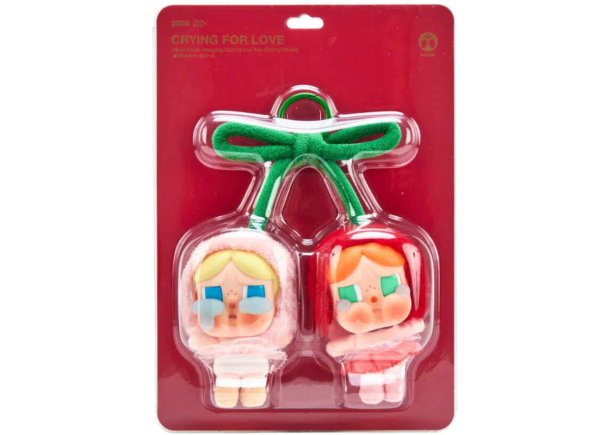Pop Mart CryBaby Crying For Love Series (Love You Cherry Much) Vinyl Plush Hanging Card – Pop Mart – THE LAB CONCEPT CLUB…