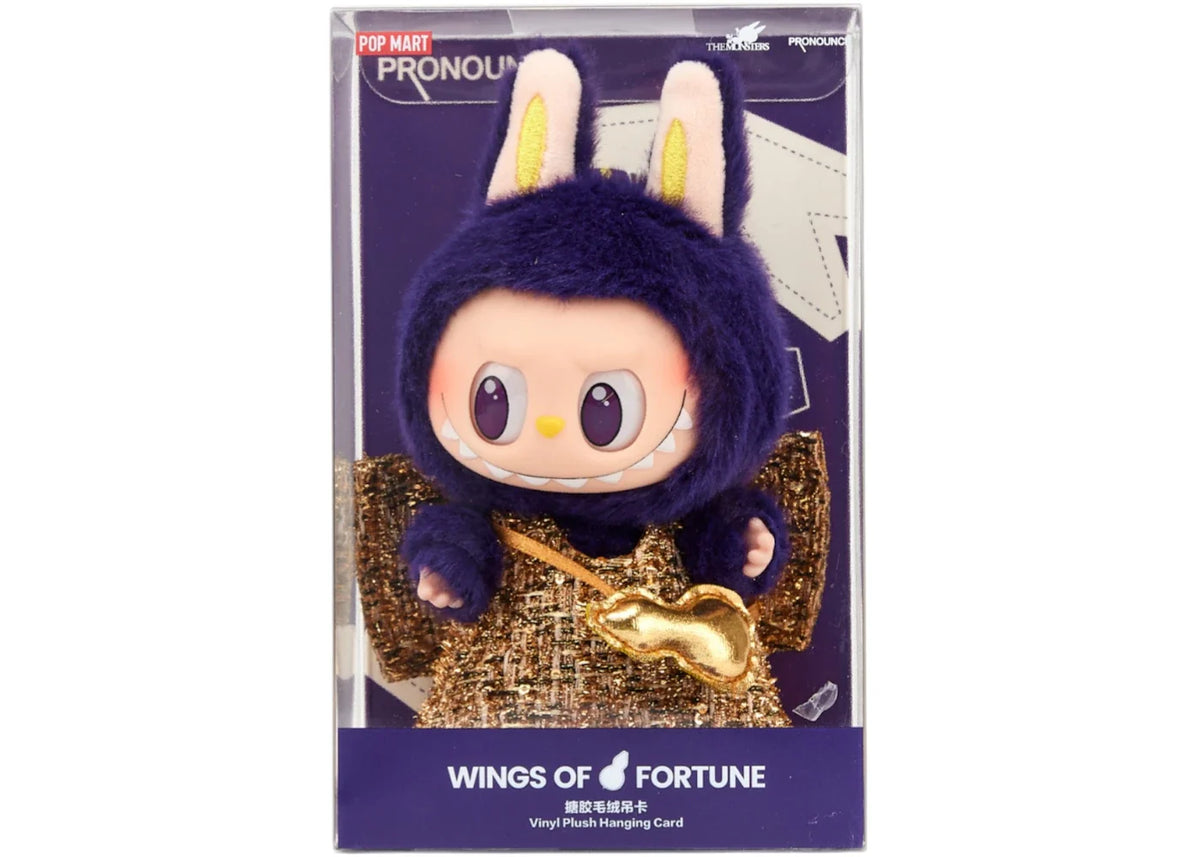 Pop Mart Labubu x Pronounce Wings of Fortune Vinyl Plush Hanging Card – Pop Mart – THE LAB CONCEPT CLUB Bienne