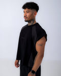 SLEEVELESS TOP - BLACK