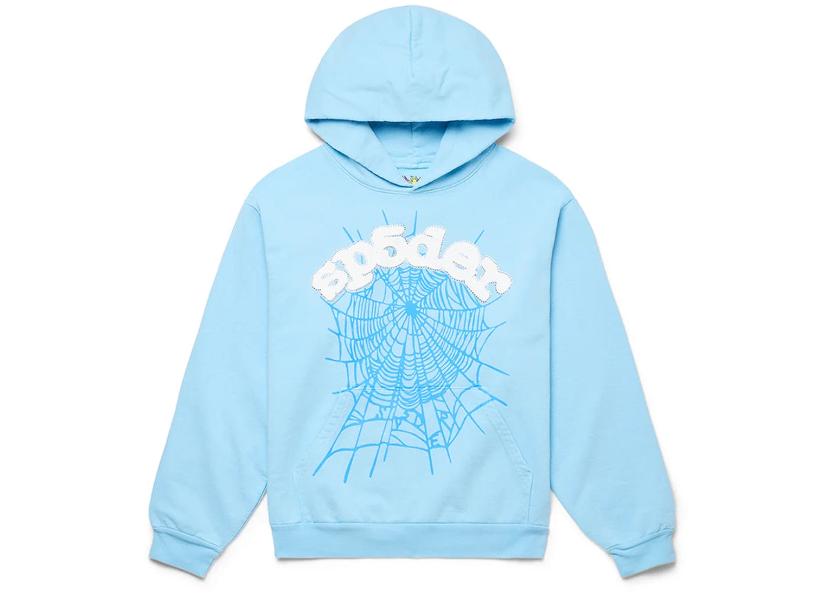 Sp5der Web Hoodie Sky Blue – Sp5der – THE LAB CONCEPT CLUB Bienne