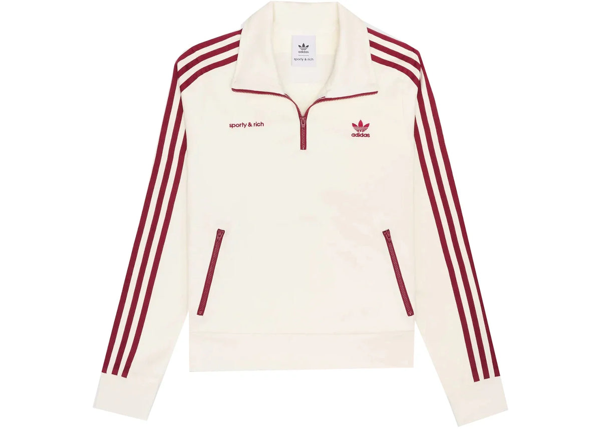 Sporty & Rich x adidas Quarter Zip Track Jacket Cream/Merlot – Sporty & Rich – THE LAB CONCEPT CLUB Bienne