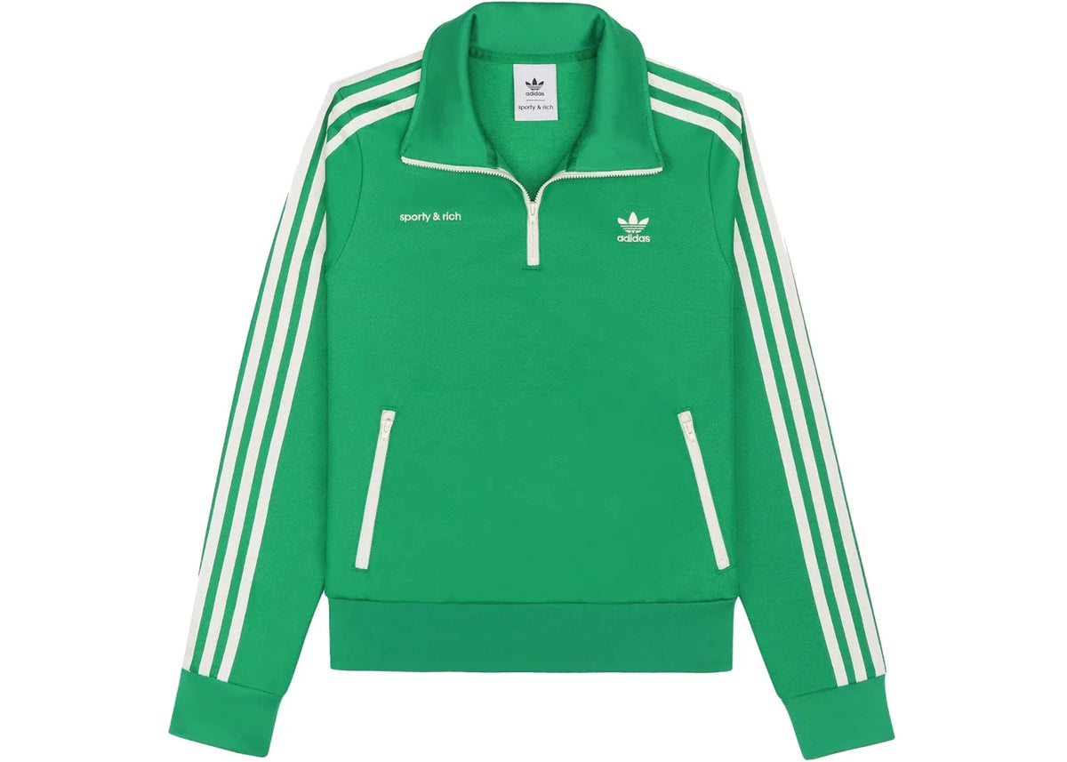 Sporty & Rich x adidas Quarter Zip Track Jacket Jolly Green/Cream – Sporty & Rich – THE LAB CONCEPT CLUB Bienne