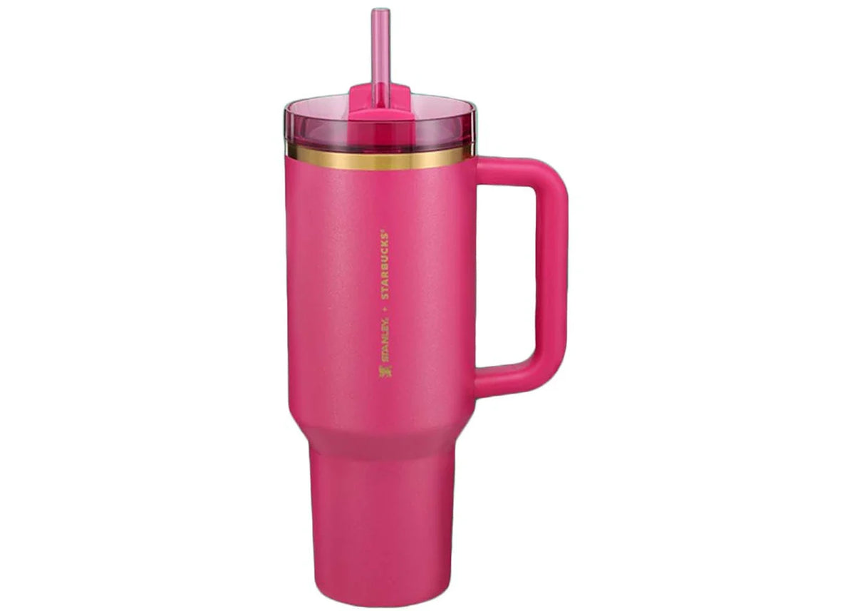 Stanley x Starbucks Exclusive Flowstate Quencher 40oz Tumbler Berry Pink Glitter – Stanley – THE LAB CONCEPT CLUB Bienne