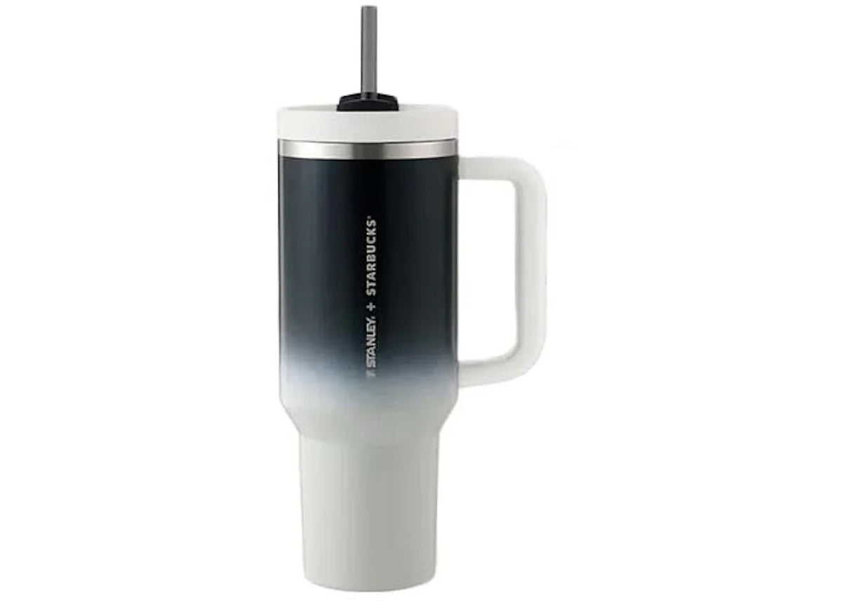 Stanley x Starbucks Thailand Exclusive Flowstate Quencher 40oz Tumbler Black/White Monochrome – Stanley – THE LAB CONCEPT…