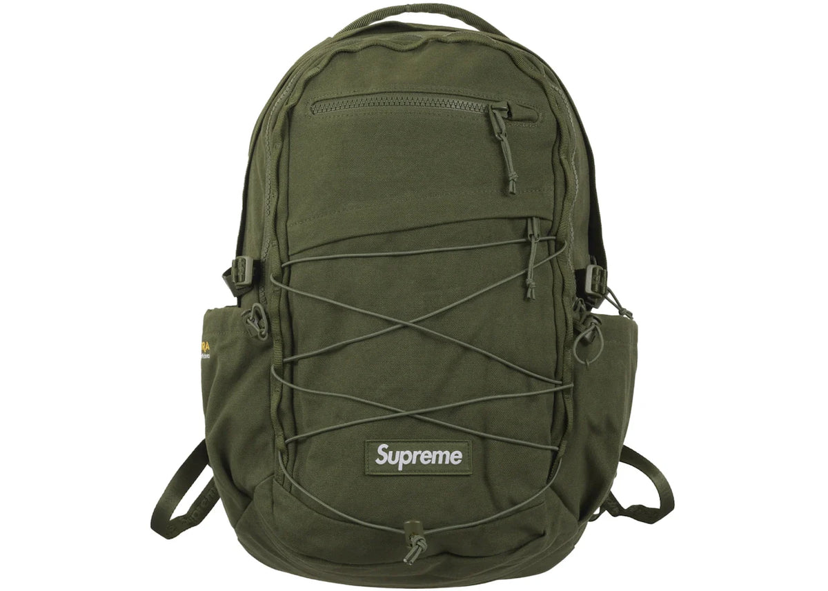 Supreme Logo Backpack (SS25) Olive – Supreme – THE LAB CONCEPT CLUB Bienne