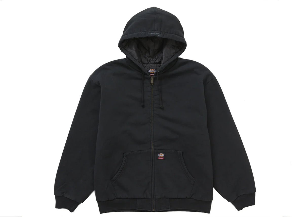 Supreme Dickies Quilted Lined Zip Up Hooded Sweatshirt Black – Supreme – THE LAB CONCEPT CLUB Bienne