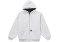 Supreme Dickies Quilted Lined Zip Up Hooded Sweatshirt Heather Grey – Supreme – THE LAB CONCEPT CLUB Bienne