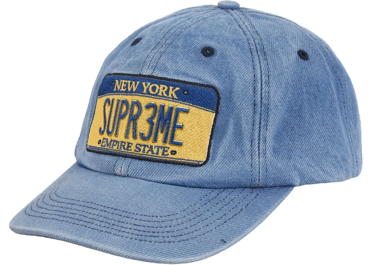 Supreme License Plate 6-Panel (FW25) Denim – Supreme – THE LAB CONCEPT CLUB Bienne