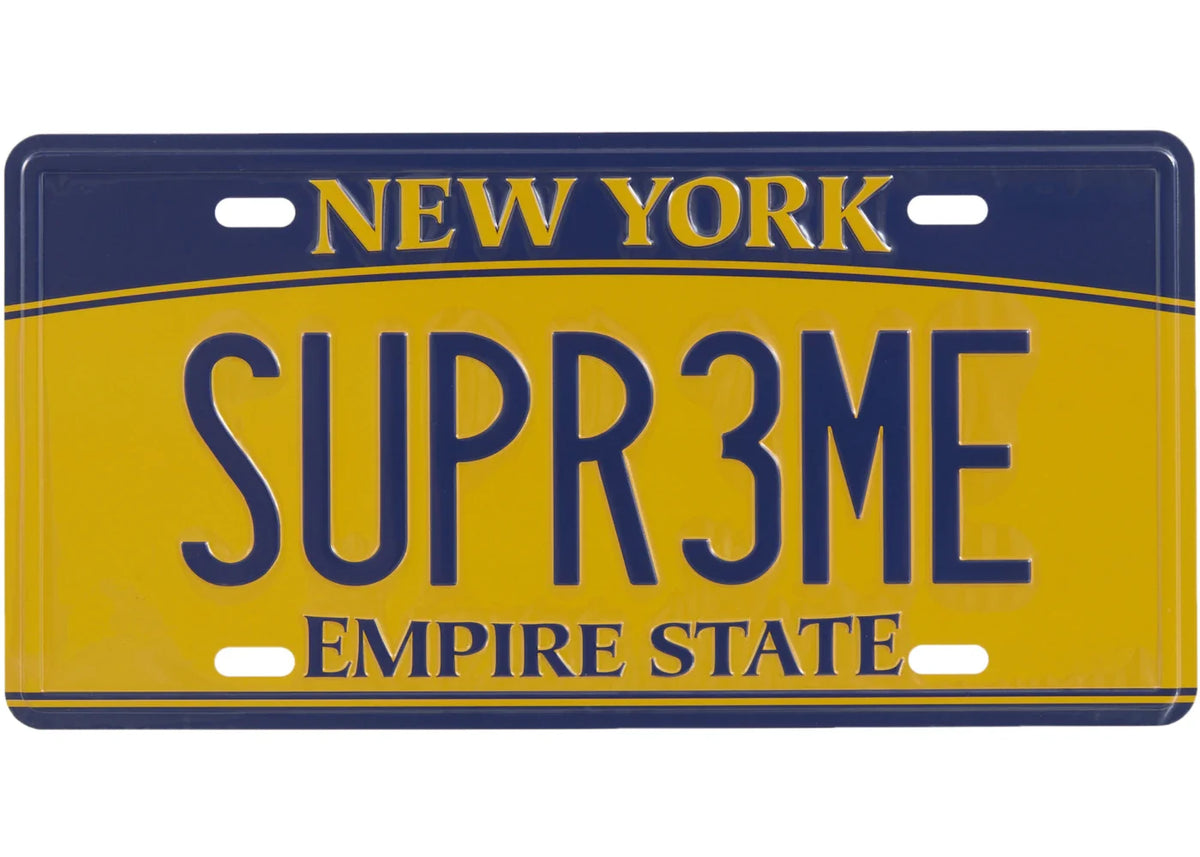 Supreme License Plate Multicolor – Supreme – THE LAB CONCEPT CLUB Bienne