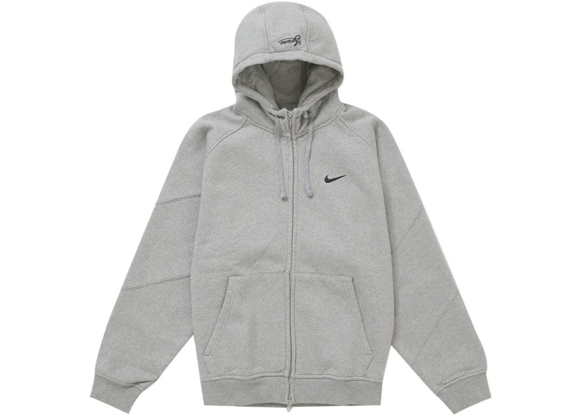 Supreme Nike Zip Up Hooded Sweatshirt Heather Grey – Supreme – THE LAB CONCEPT CLUB Bienne