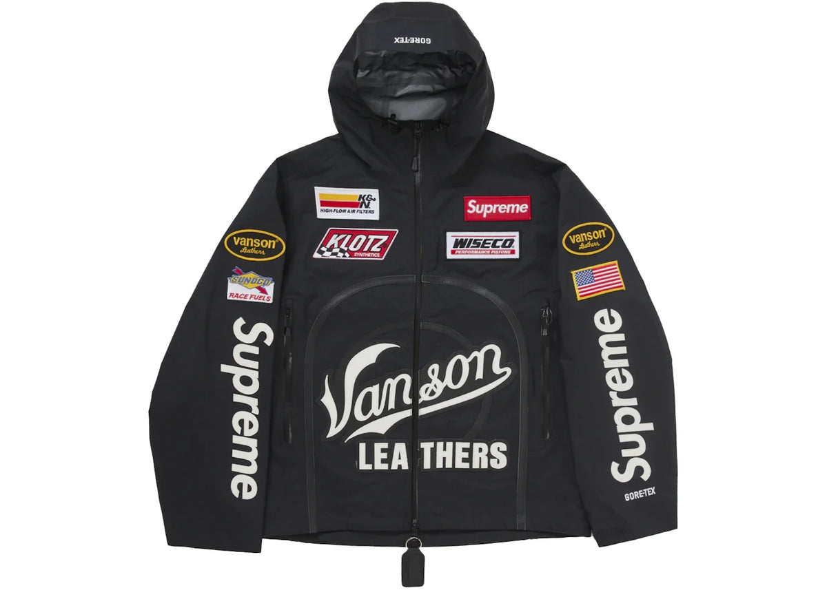 Supreme Vanson Leathers GORE-TEX Shell Jacket Black – Supreme – THE LAB CONCEPT CLUB Bienne
