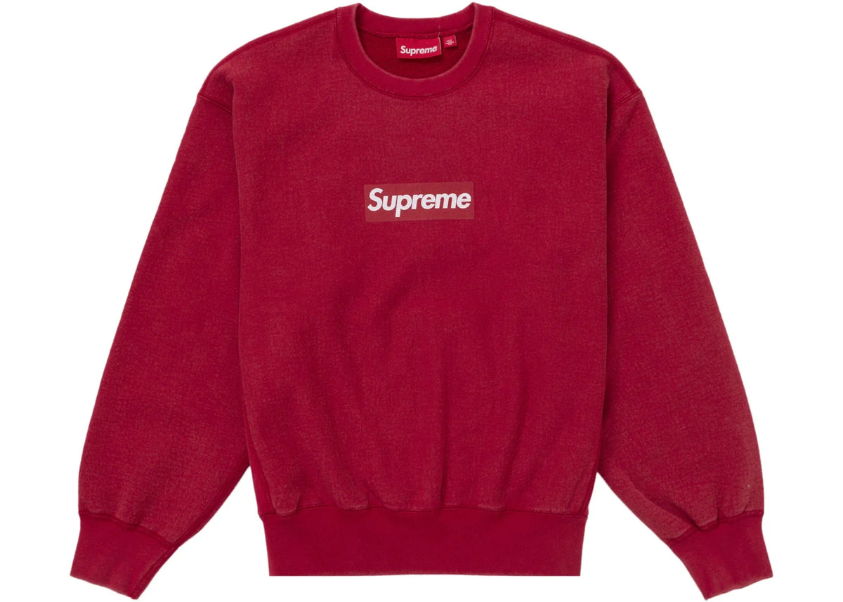 Supreme Washed Box Logo Crewneck Red – Supreme – THE LAB CONCEPT CLUB Bienne