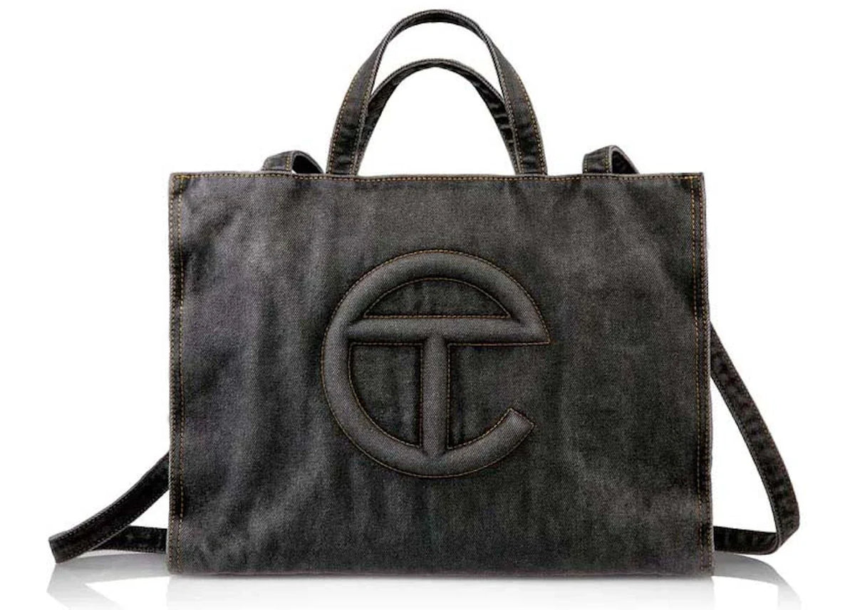 Telfar Medium Denim Shopping Bag Black – Telfar – THE LAB CONCEPT CLUB Bienne
