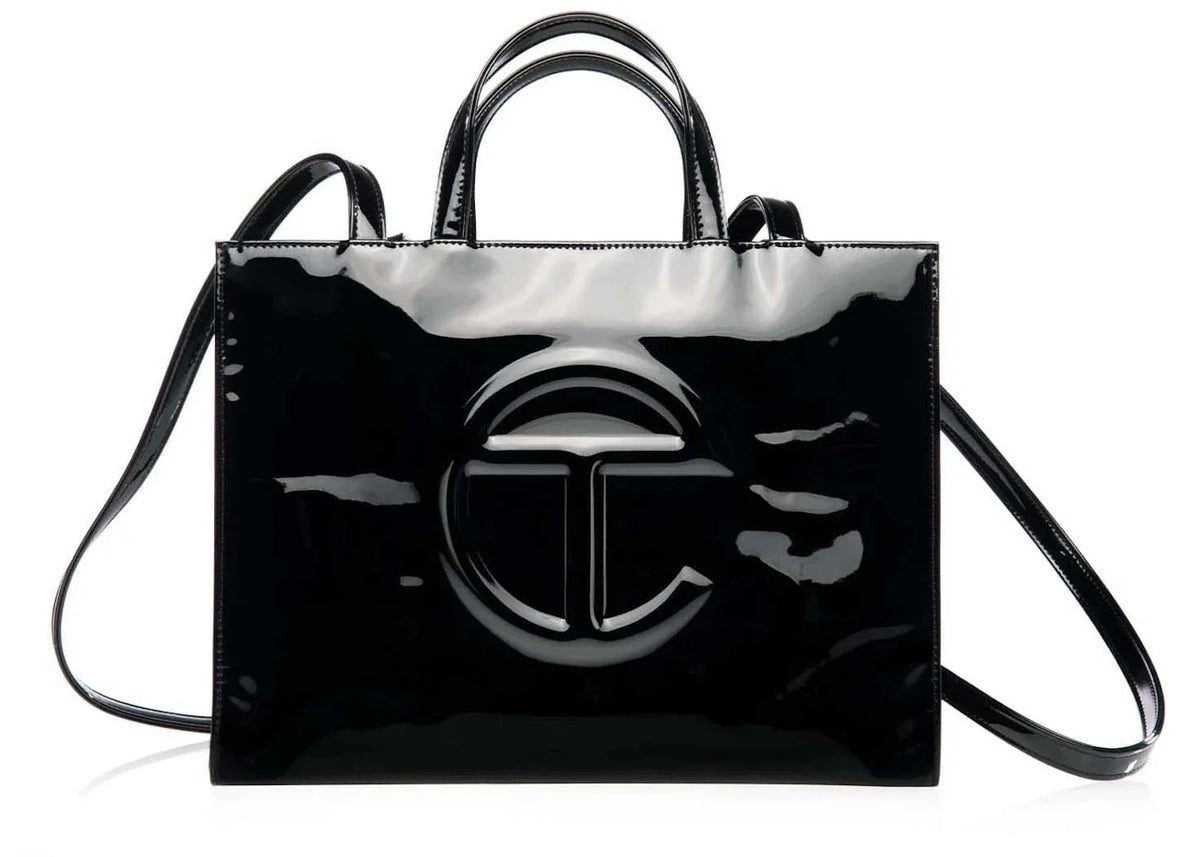 Telfar Medium Patent Shopping Bag Black – Telfar – THE LAB CONCEPT CLUB Bienne
