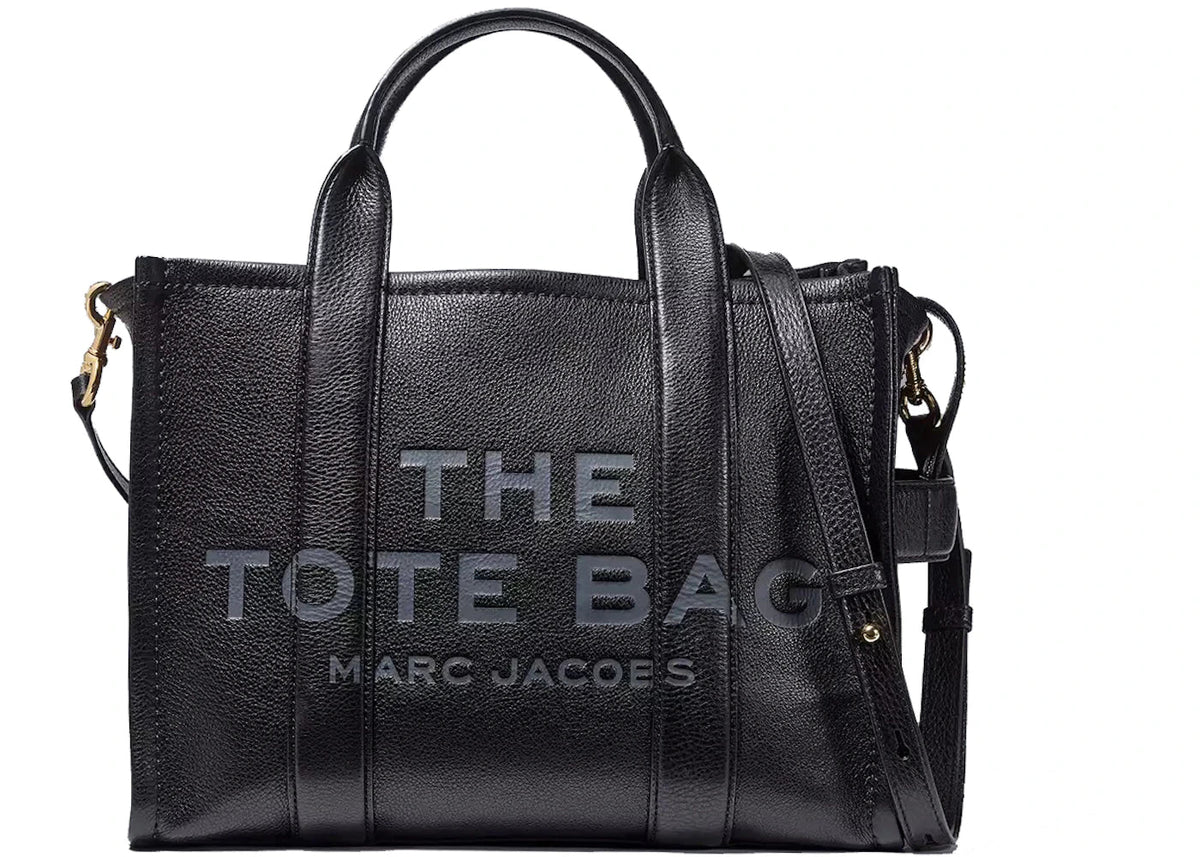 Marc Jacobs The Leather Tote Bag Medium Black – Marc Jacobs – THE LAB CONCEPT CLUB Bienne