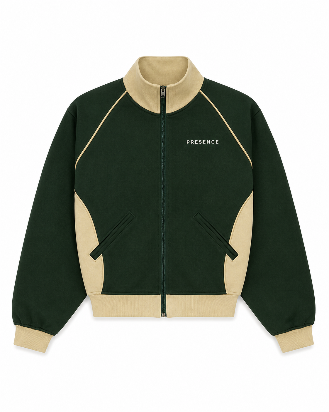 TRACK JACKET - FOREST GREEN